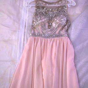 Blush formal gown
